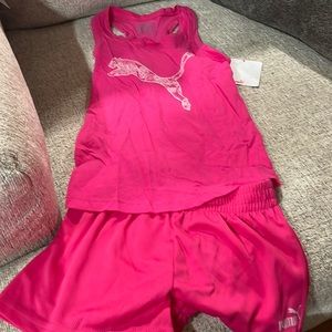 puma fitness outfit kids
